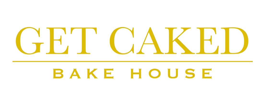 get caked logo gold